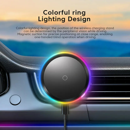 RGB Magnetic Phone Holder / Qi 15W Wireless Charger