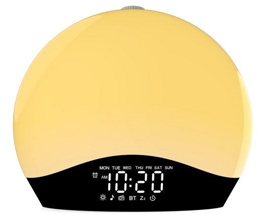 Smart Alarm Clock Wake Up Light Alarm Clock With Sunrise/Sunset Simulation Alarms FM Radio Snooze LED Atmosphere Night Light